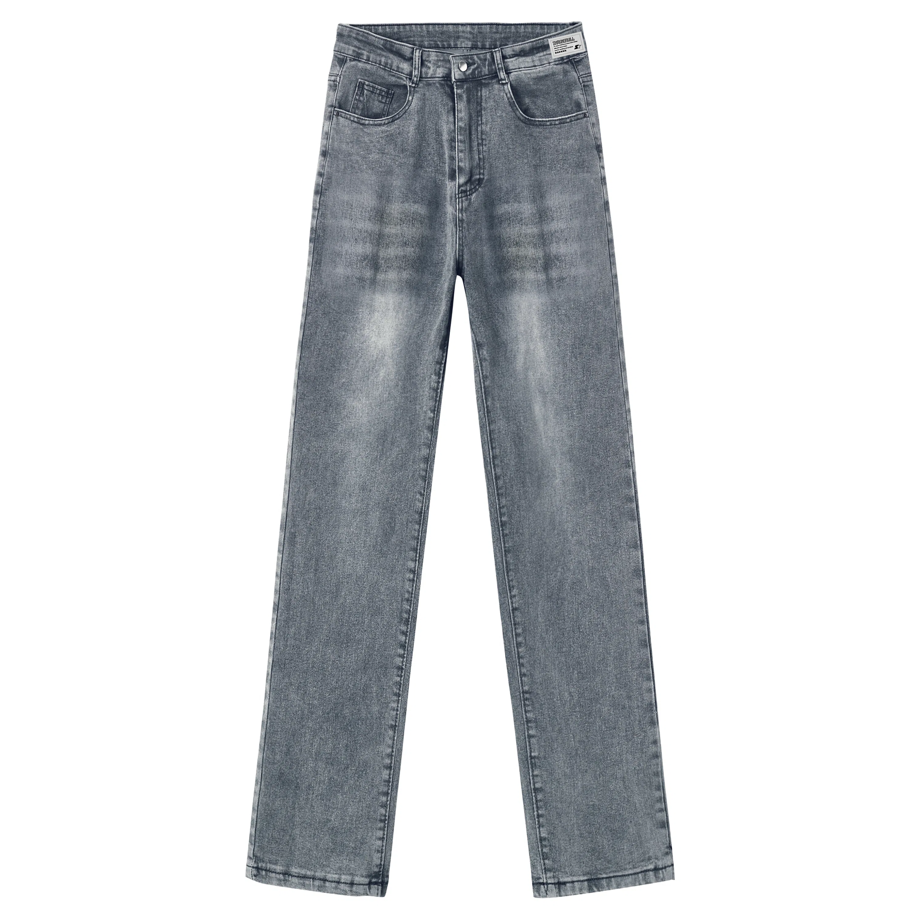 s.k. manor hill Vintage Washed Straight Jeans