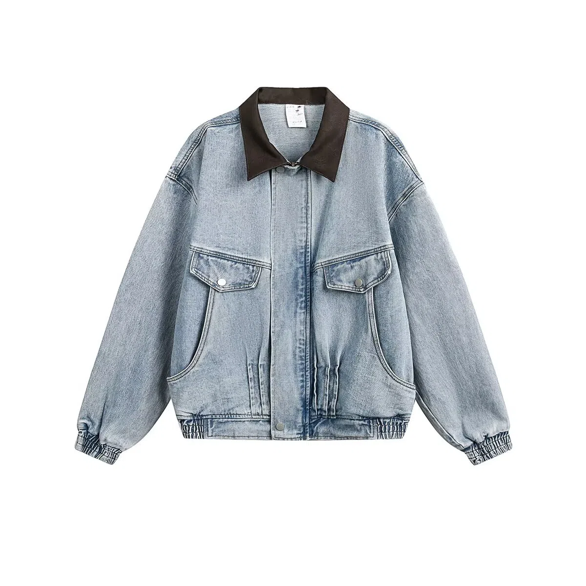 BrandName Vintage Washed Denim Jacket