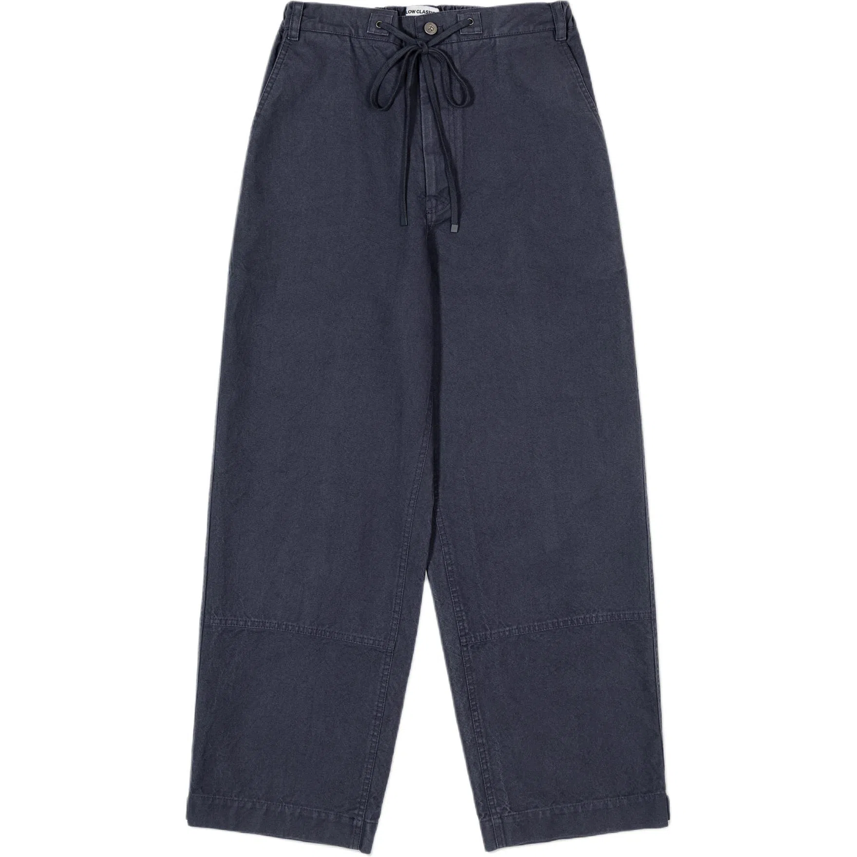 LOW CLASSIC FW25 WASHED COTTON WIDE PANTS