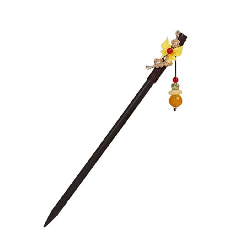 半听曲 圣所 流苏步摇新中式 木 发簪 女款