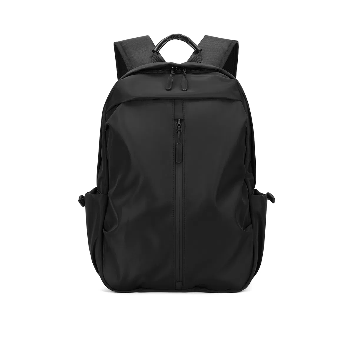 稻草人 时尚休闲运动潮流轻便设计 织物 双肩包 男款 黑色