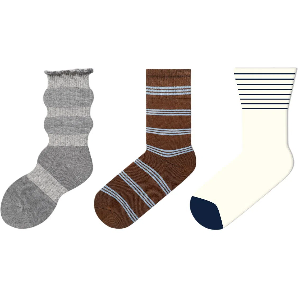 缎魅 美拉德设计款网红中筒袜 女款