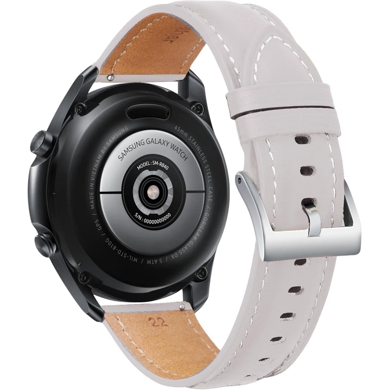 亿祈发 表带 华为适用 皮材质 商务高级车线皮表带男女通用