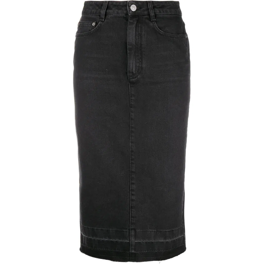 纪梵希 铅笔拉链纯色牛仔长裙 女款