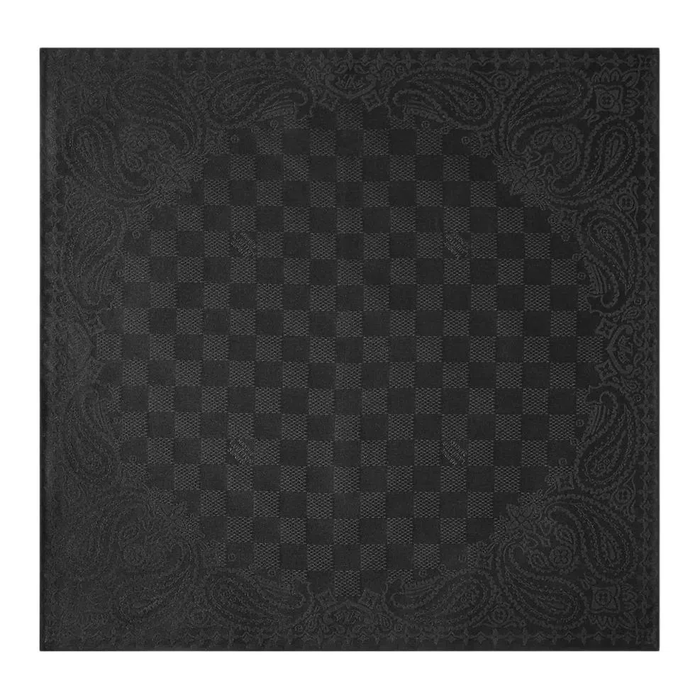 Louis Vuitton Silk Scarf Black