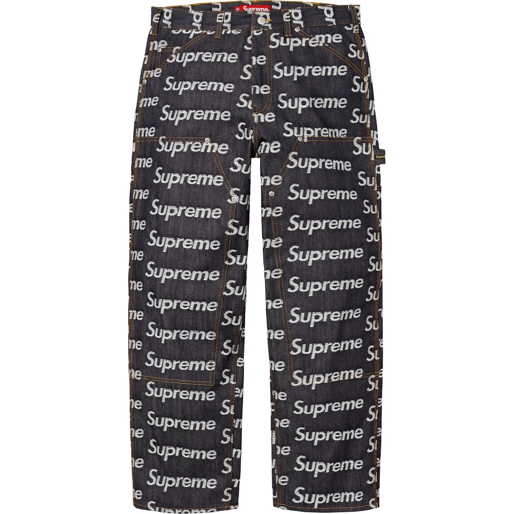 Supreme FW25 Jacquard Logos Painter Jean