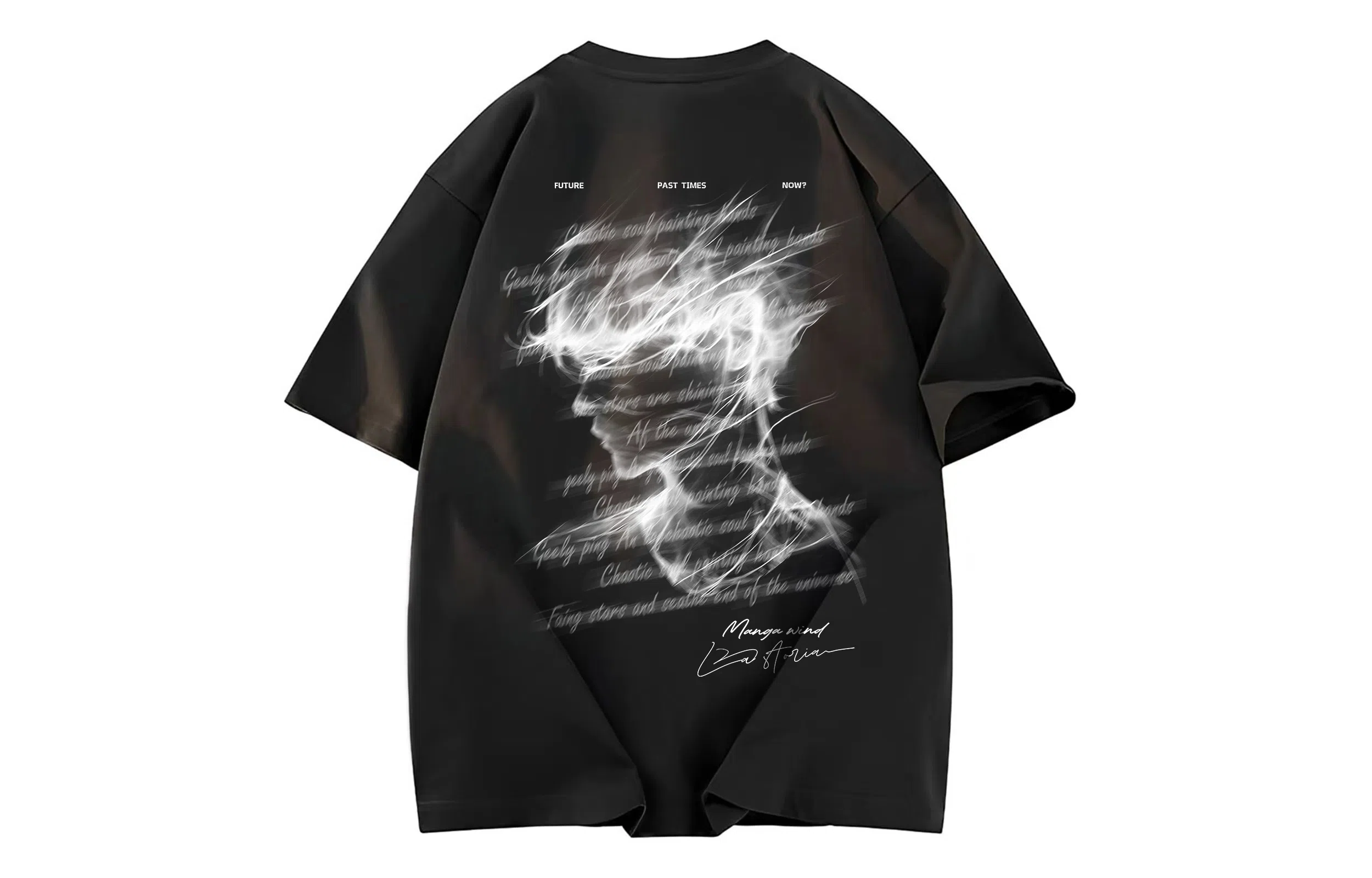 Yiershuang Streetwear Shadow Print T-Shirt
