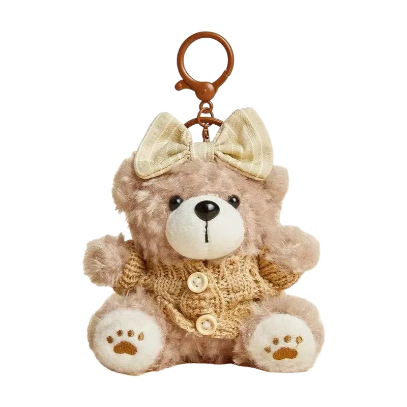 尚先生 原创小众烘焙小熊包包高级感玩具公仔书包小挂饰 毛绒 挂件 男女同款情侣款