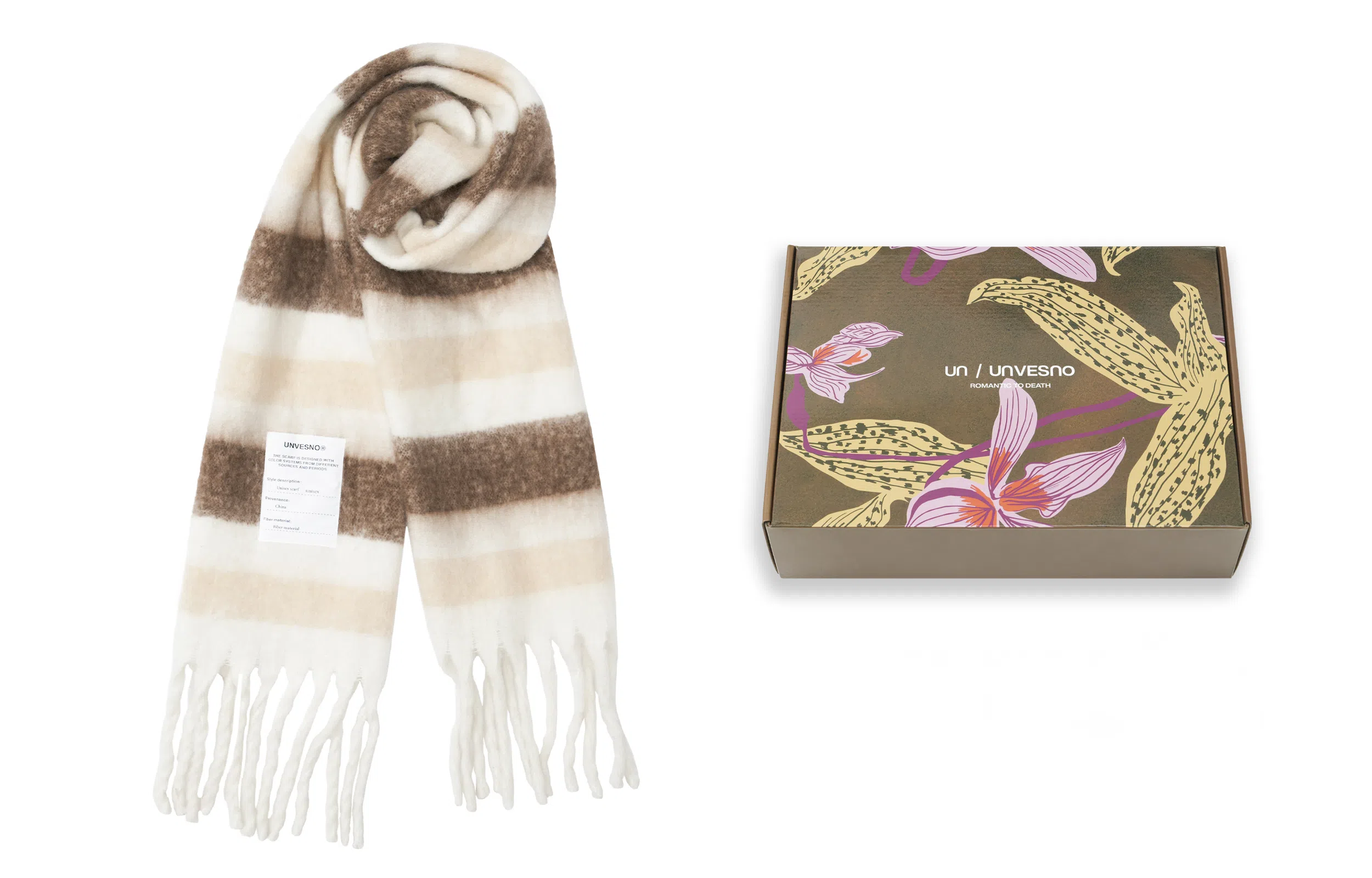 UNVESNO Limited Edition Sand Hourglass Scarf
