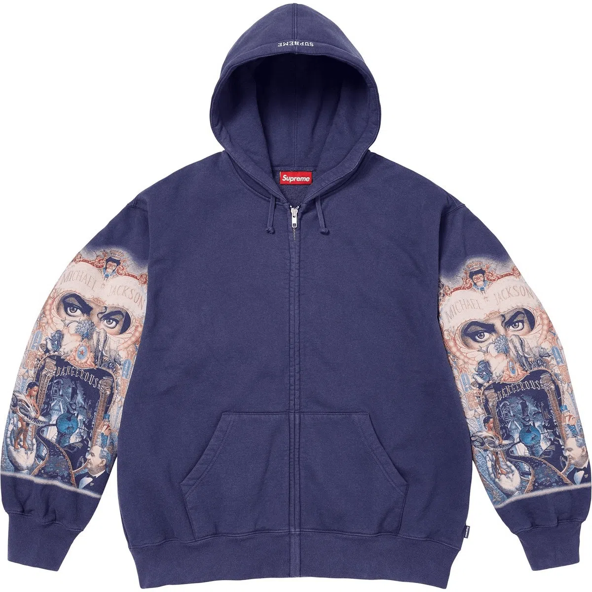 Supreme x Michael Jackson FW25 Dangerous Zip Up Hooded Sweatshirt