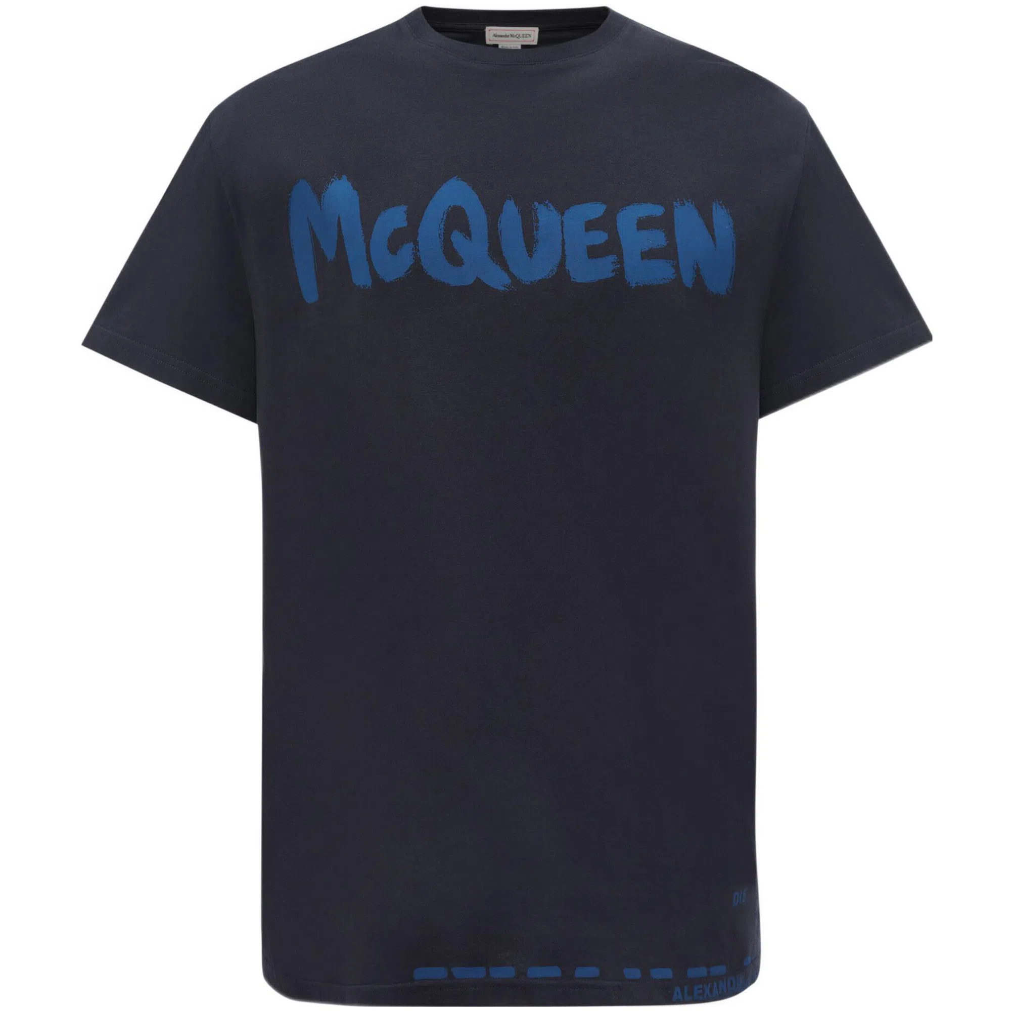 Alexander McQueen SS22 Logo T-Shirt Navy