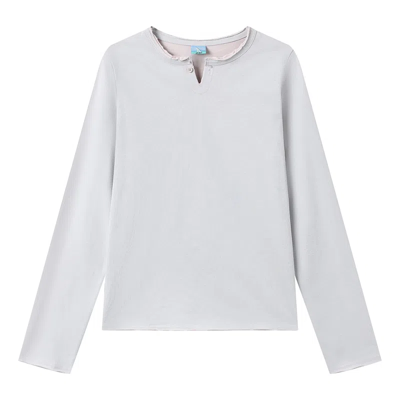 Crying Center V-Neck Colorblock Sweatshirt