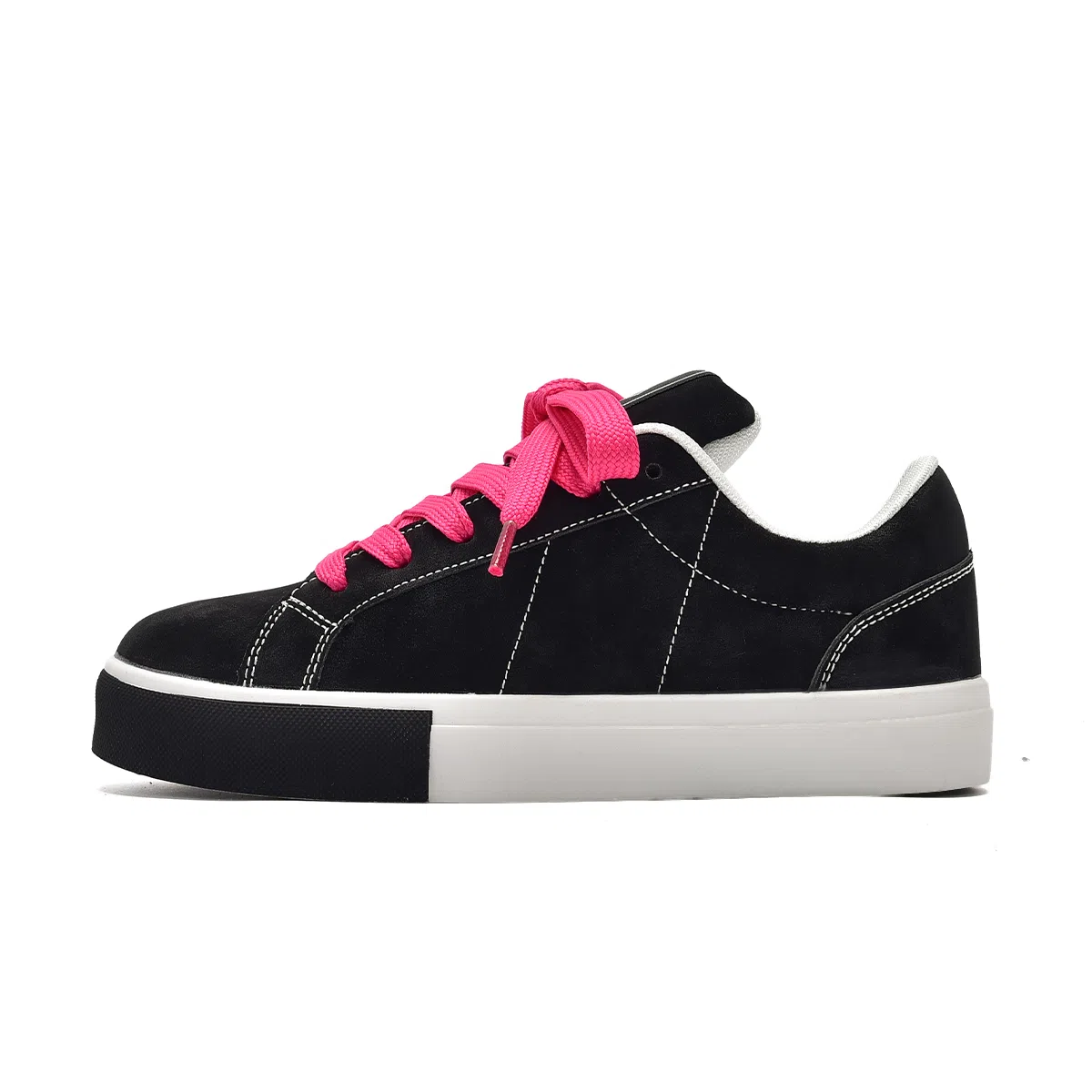 T628 Synthetic Leather Retro Low Sneakers
