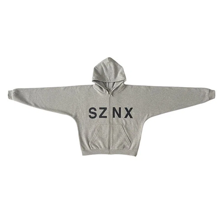 YEEZY kanye2025 ZIP UP PANCAKE HOODIE logo