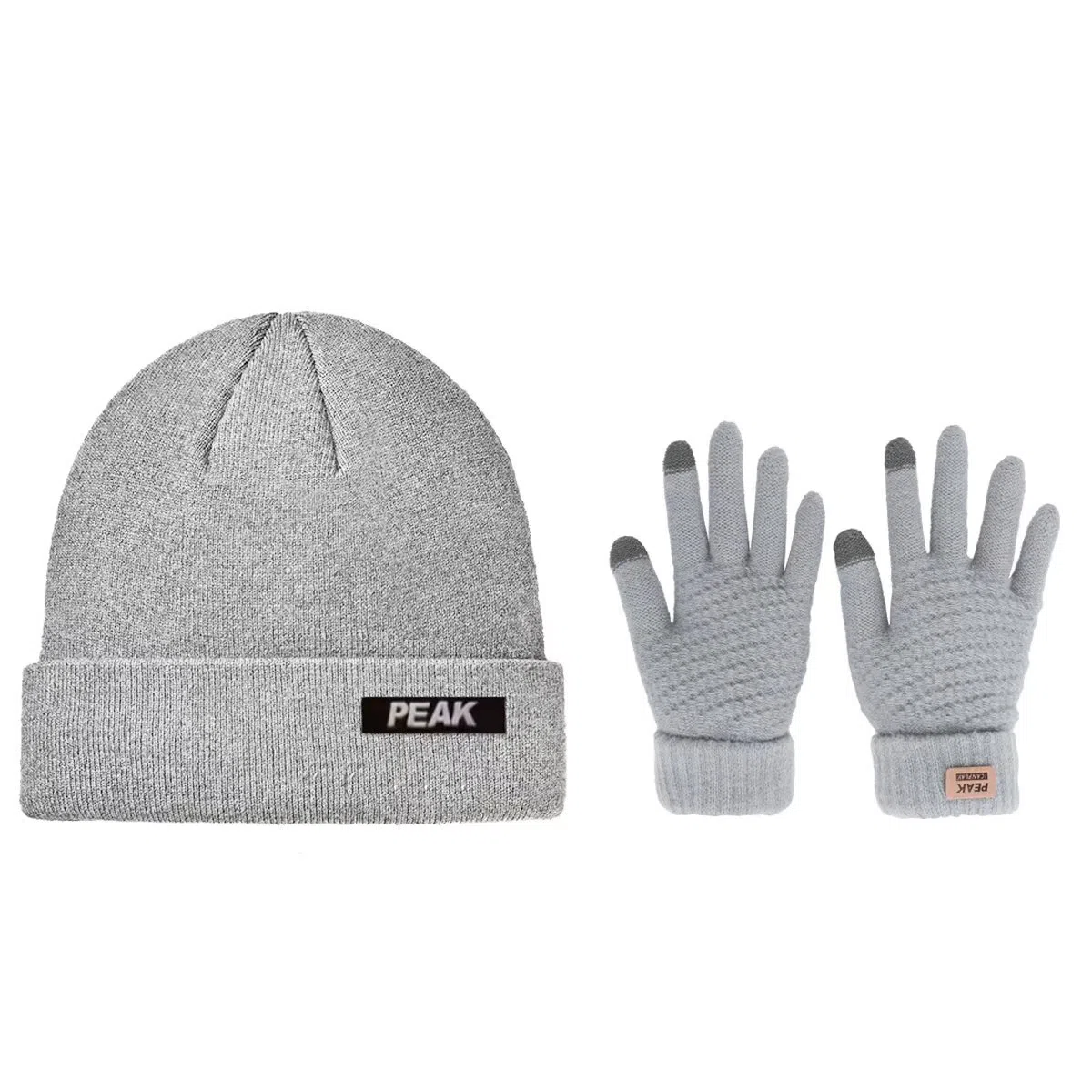 匹克 秋冬保暖时尚针织 韩系简约经典百搭  涤纶 绒线帽 男女同款情侣款