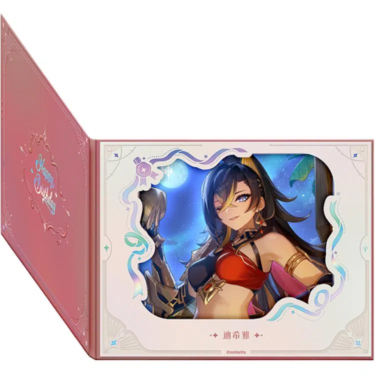 原神 命定之日系列 翻页式花窗 色纸