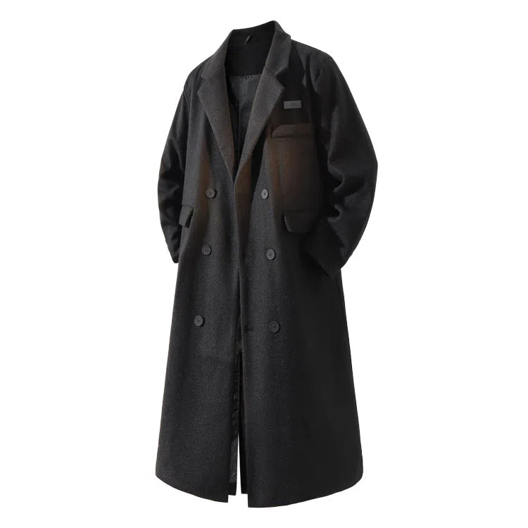 LIVINGTOWN Classic Double-Breasted Coat