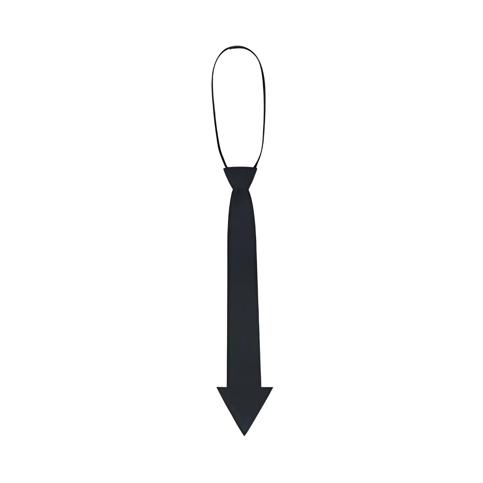 VALLEYOUTH Futuristic Arrow Tie Black