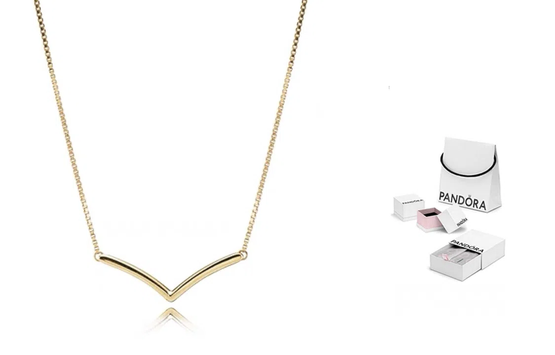 Pandora Necklace Gold
