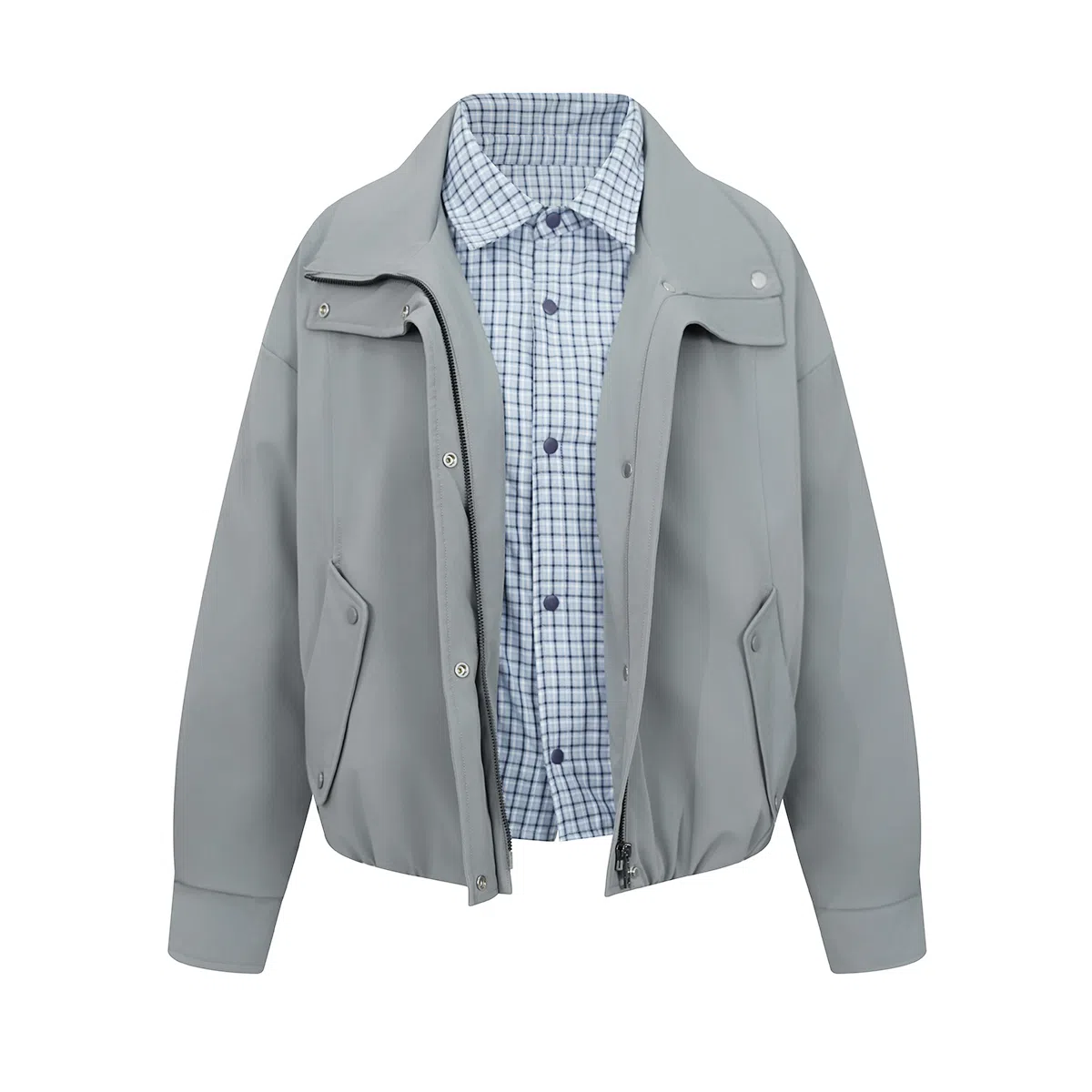 鸭鸭 冬季 时尚百搭假两件工装羽绒服外套 女款