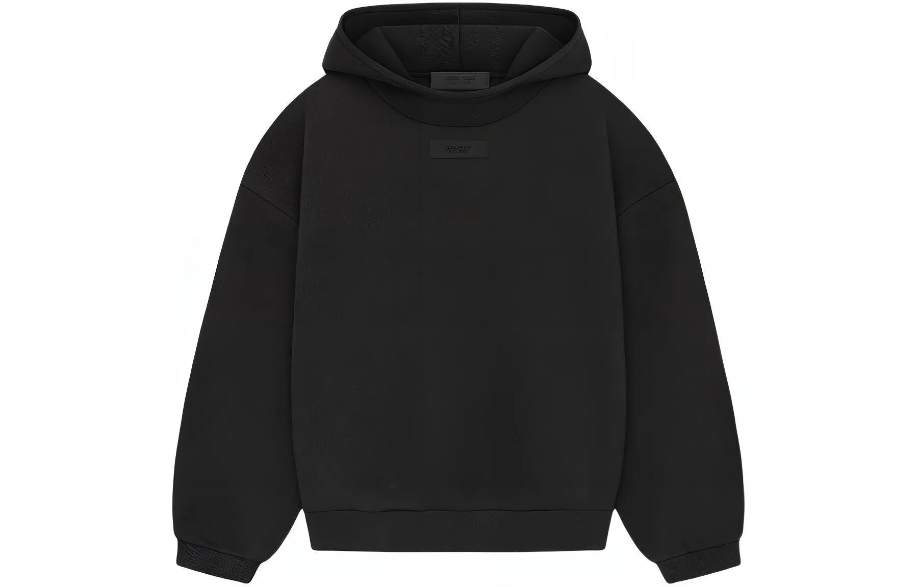 Fear of God Essentials Jet Black Hoodie