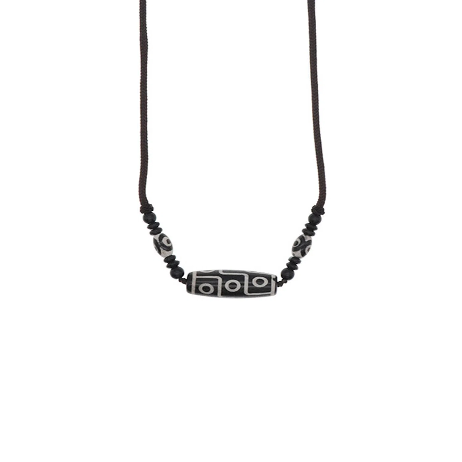 琢玉居 轻奢天珠串珠项链女新中式百搭复古时尚锁骨链男高级感民族风颈链#好运 琉璃 吊坠 男女同款情侣款