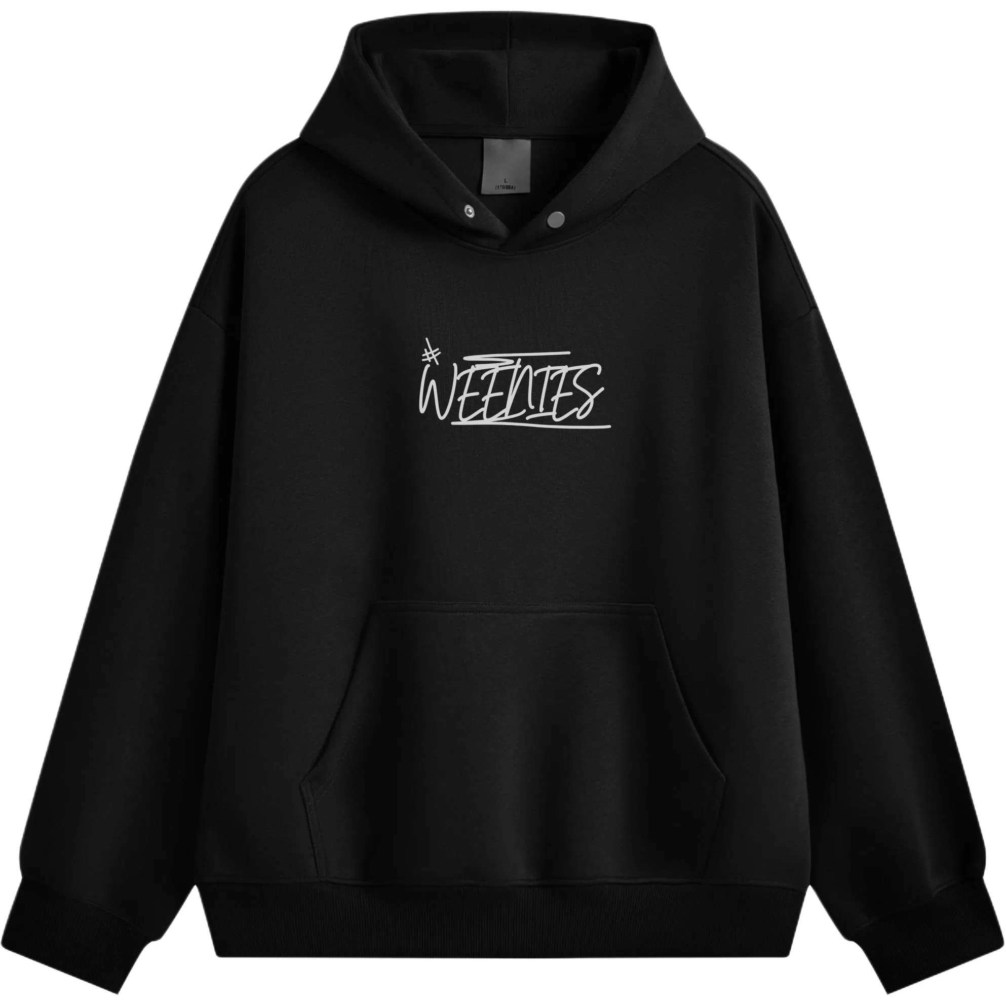 FOMK Letter Print Hoodie
