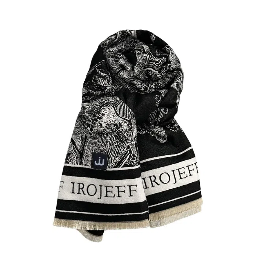 JEANSWEST Landscape Cashmere Scarf Gift Set