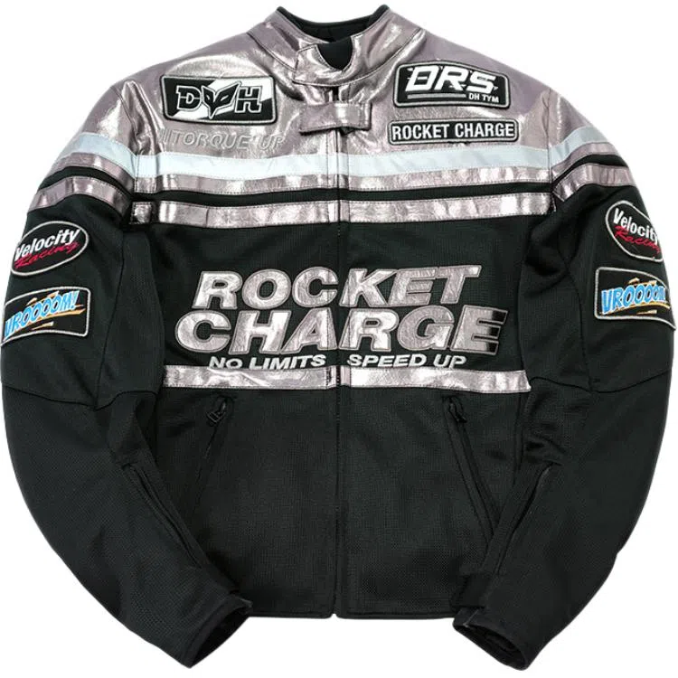 杜汉 网眼透气复古巡航夹克摩托车服骑士服 男女同款