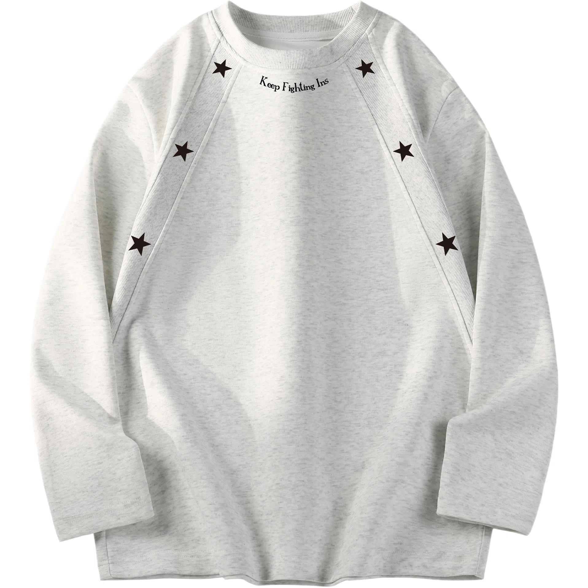 IN’S Cleanfit Star Print Boxy Sweatshirt