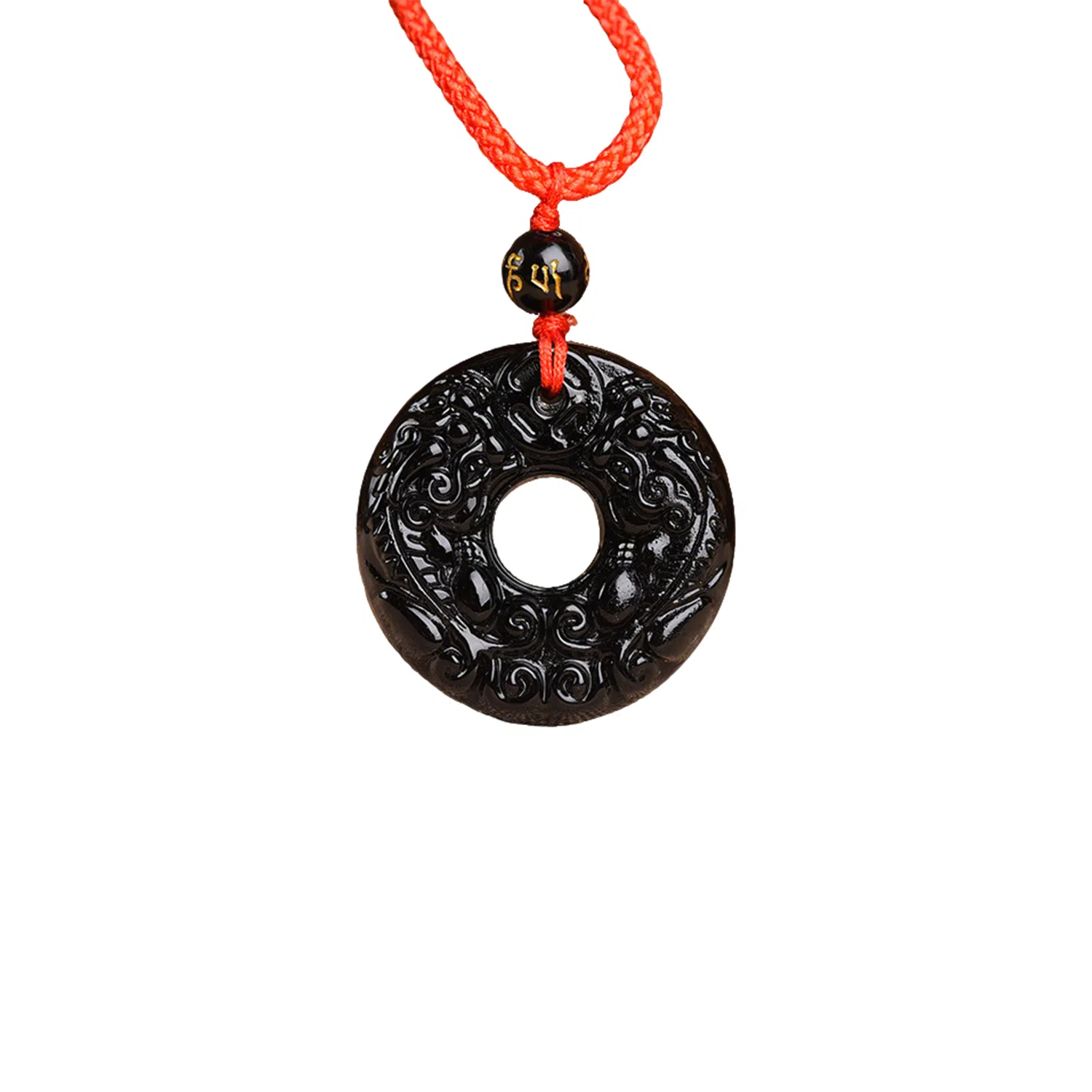 琢玉居 双貔貅平安扣男女情侣款项链饰品#好运 琉璃 吊坠 男女同款情侣款