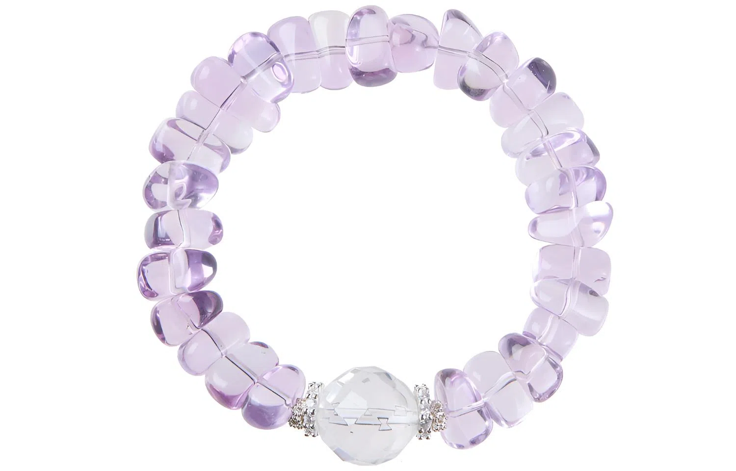 石头记 随型紫水晶手饰 紫气东来招财纳福 新中式国风设计不规则串珠 白晶透亮显白贵气高级感闺蜜款 #好运 礼盒天然 紫水晶 手串 女款