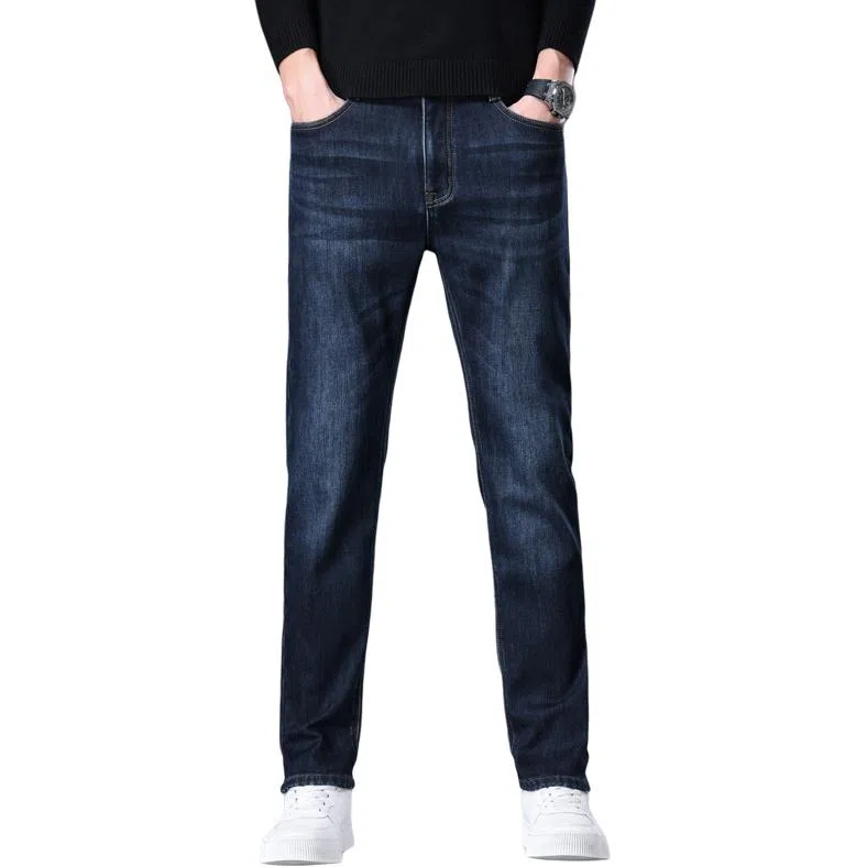 太子龍 时尚修身中腰牛仔裤 男款