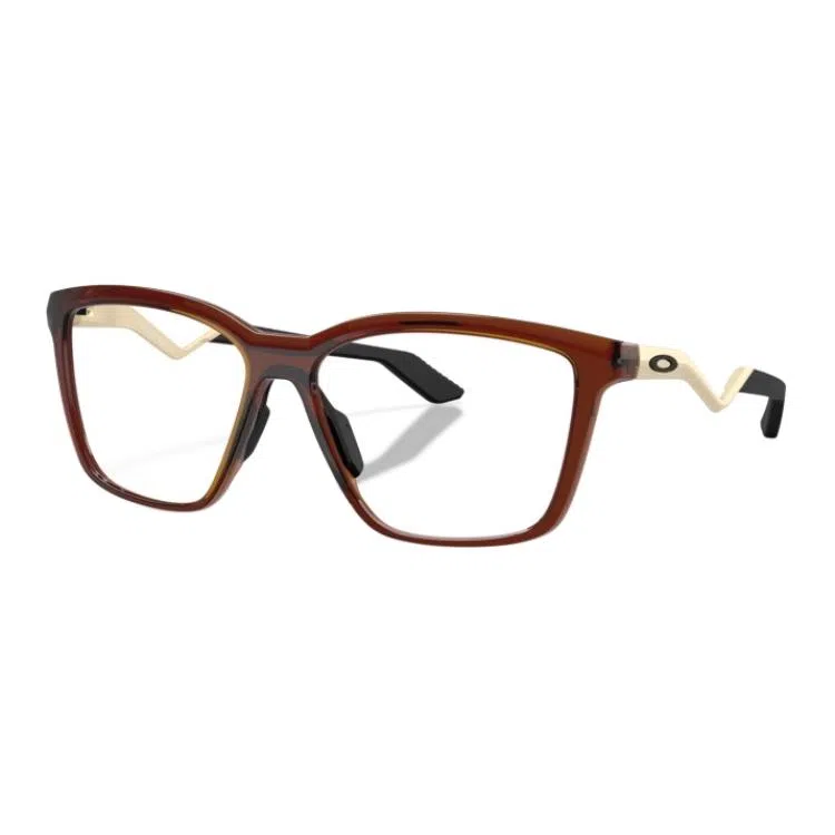 Oakley Good Luck Square Optical Frame Amber