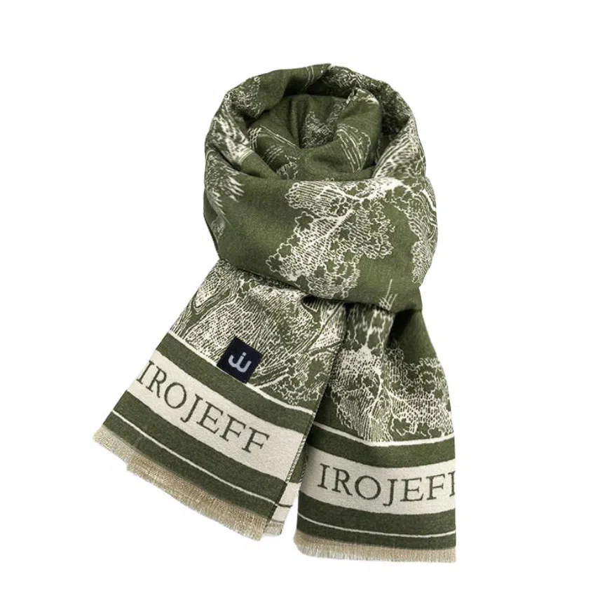 JEANSWEST Landscape Cashmere Scarf Gift Set