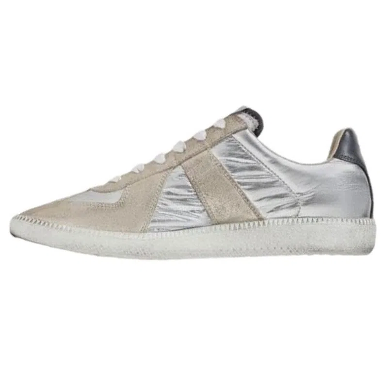 Maison Margiela Replica Low Top Sneakers Silver