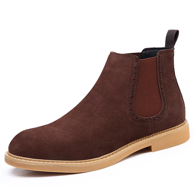 牛反绒 韩版大码英伦风舒适百搭短靴 短筒 马丁靴 男款