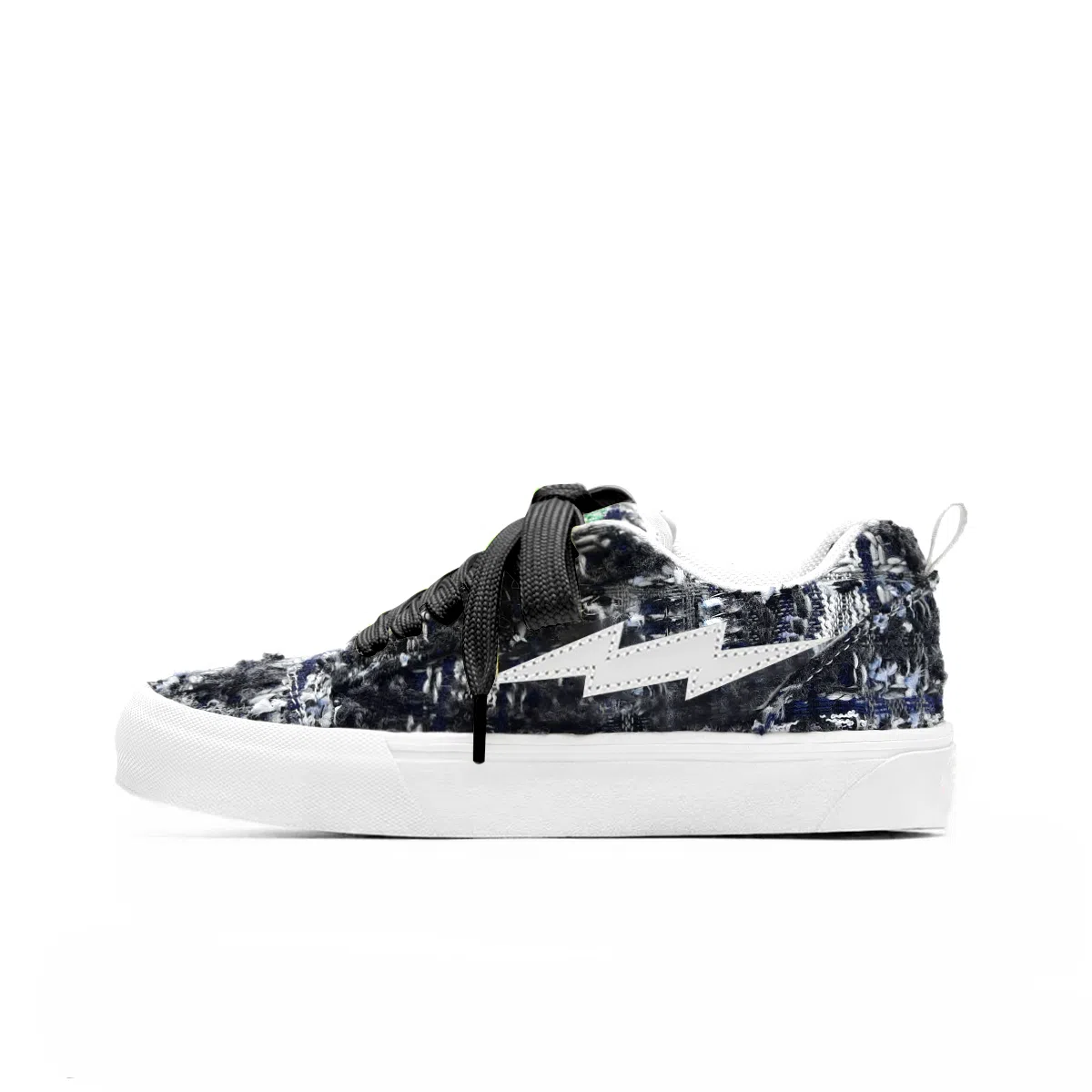 Z.SUO Black Low-Top Sneakers