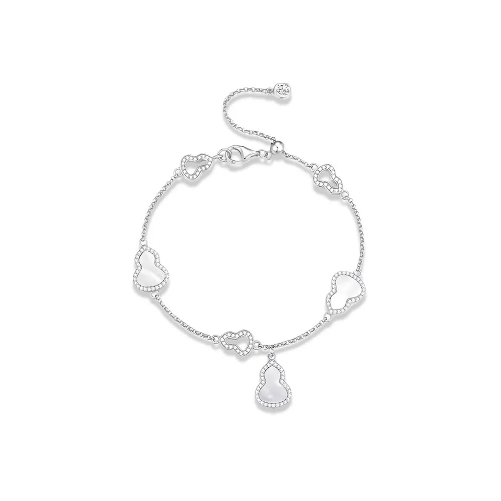 【S925纯银 福禄相随 】 七七银饰 新中式葫芦吉祥 精致百搭 轻奢贵气高级感古典简约风国潮设计#好运  银 手链 女款