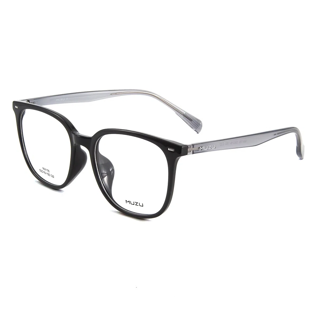 MUZU TR90TR Square Frame Glasses