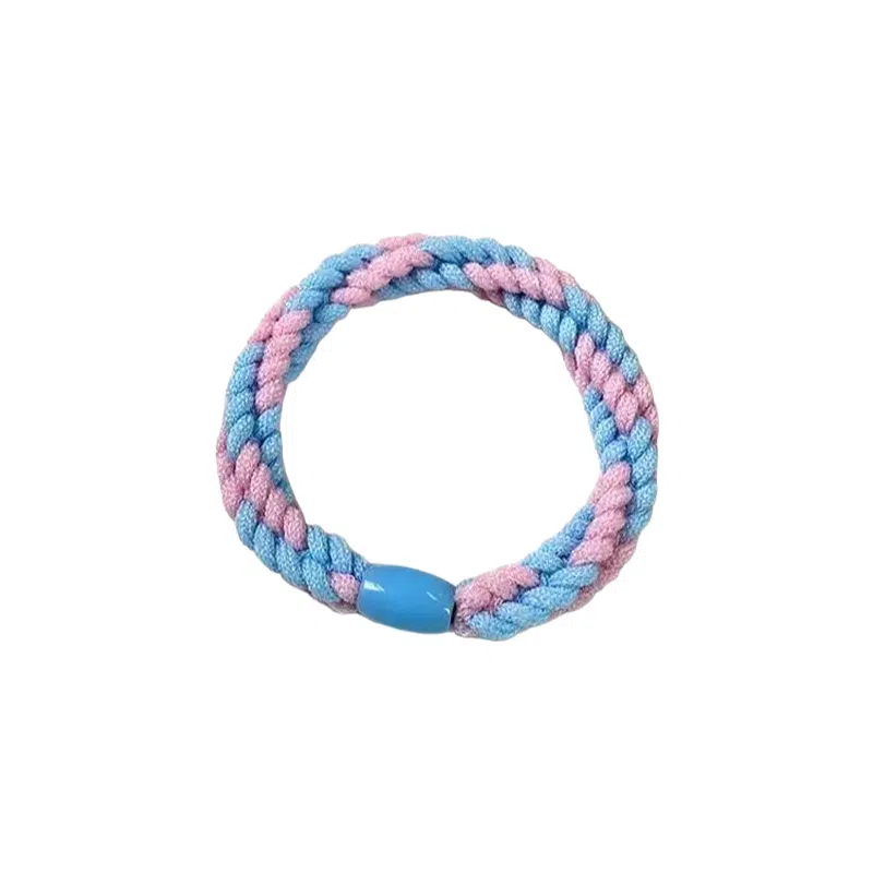 尚先生 糖果色发圈韩国可爱基础款女扎马皮套发饰 编织皮筋 头绳 女款