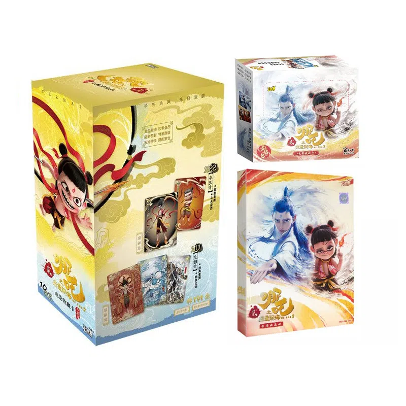 Kayou Nezha Demon Child Movie Collectible Cards Flame Pack