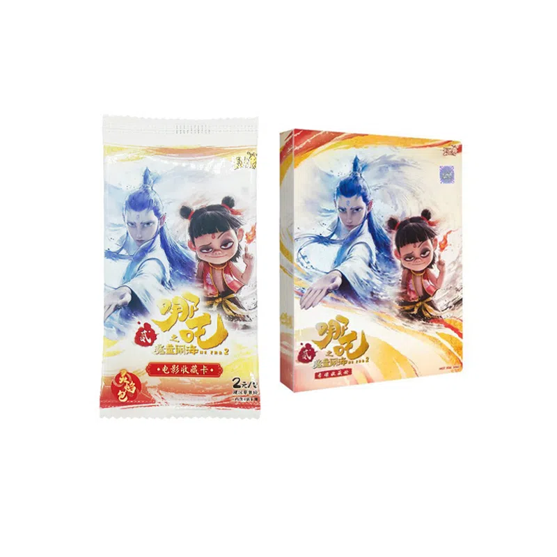 Kayou Nezha Demon Child Movie Collectible Cards Flame Pack
