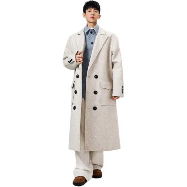 MADONA Double-Breasted Wool Coat