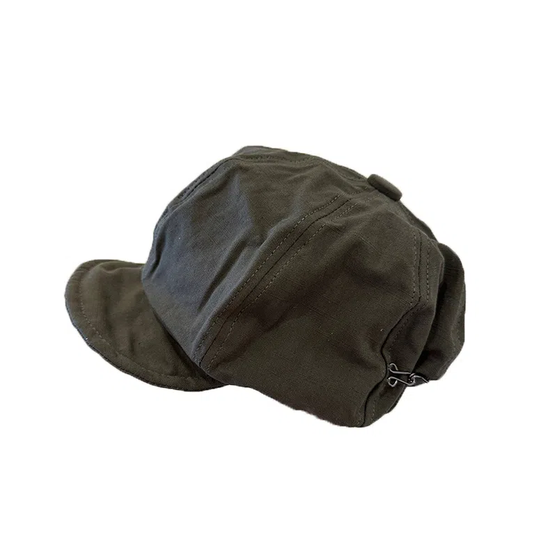 祎步康 日系薄款贝雷帽女韩版文艺复古报童帽潮云朵八角帽休闲街头画家帽 棉 帽子 女款