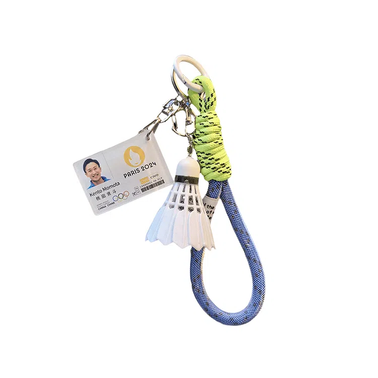 玄唐 志田千阳桃天贤斗安塞龙李梓嘉超级丹拿督奥运会赛卡羽球人钥匙扣包包挂件#好运 亚克力 配饰 男女同款情侣款