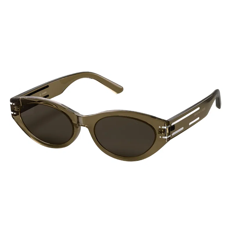 薇尚 窄框个性潮流猫眼小框欧美高级感街拍出片方圆脸显瘦复古防晒防紫外线 太阳眼镜 男女同款情侣款