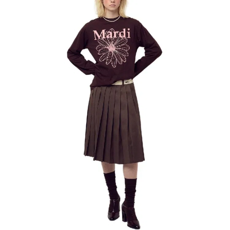 MARDI MERCREDI FW25 TSHIRT LONG SLEEVE FLOWERMARDI T