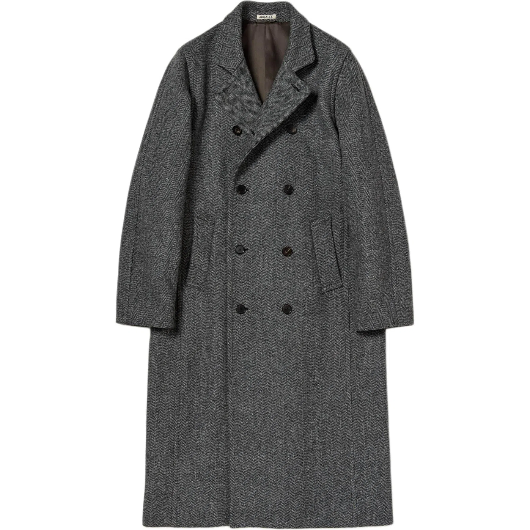 Auralee FW25 SHETLAND WOOL DOUBLE CLOTH COAT
