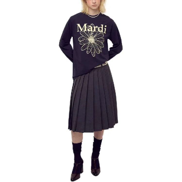 MARDI MERCREDI FW25 TSHIRT LONG SLEEVE FLOWERMARDI T